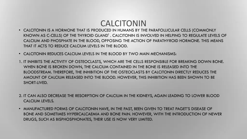 calcitonin