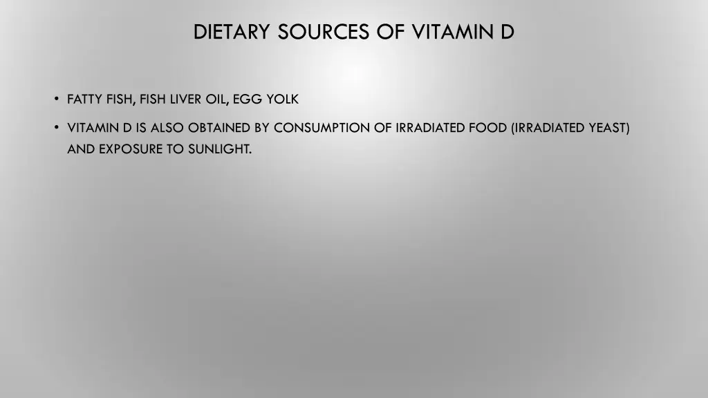 dietary sources of vitamin d