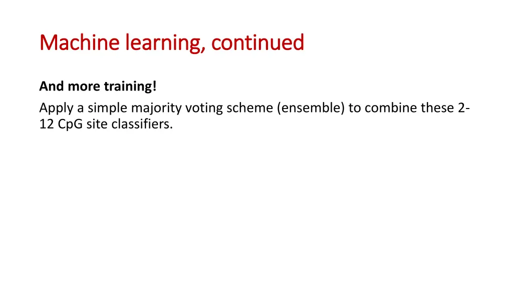 machine learning continued machine learning 4