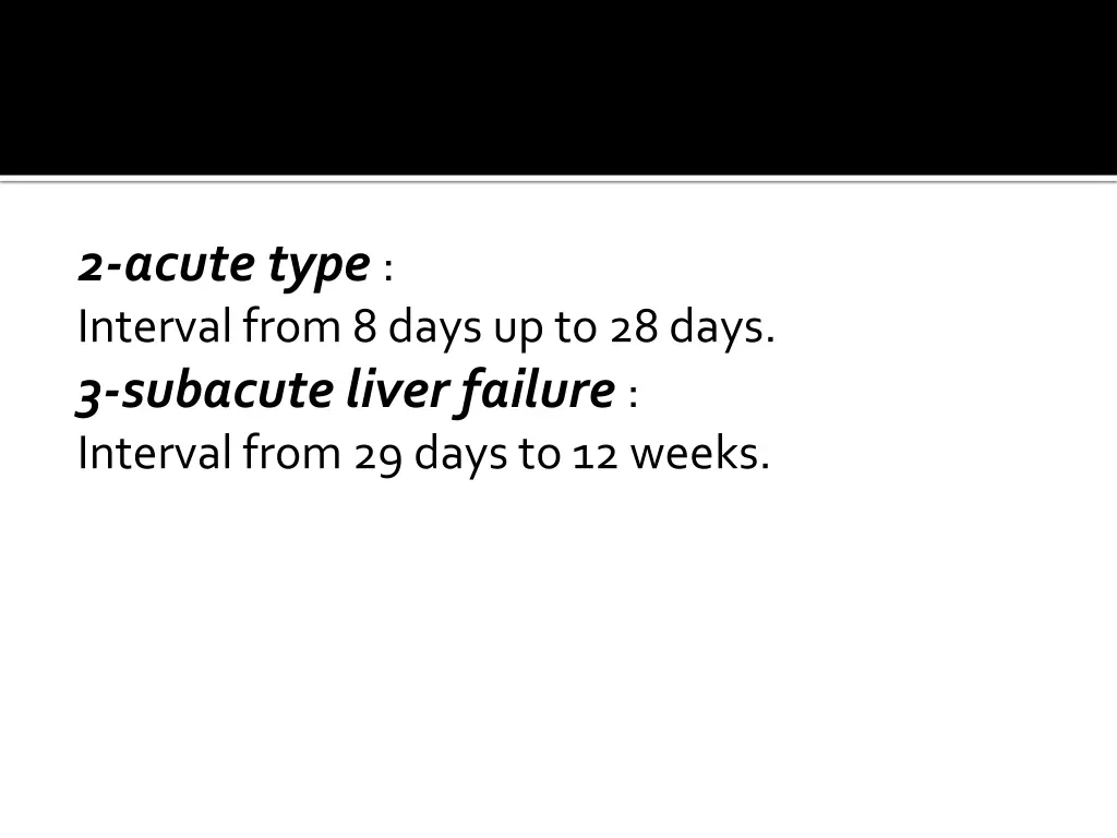 2 acute type interval from 8 days up to 28 days