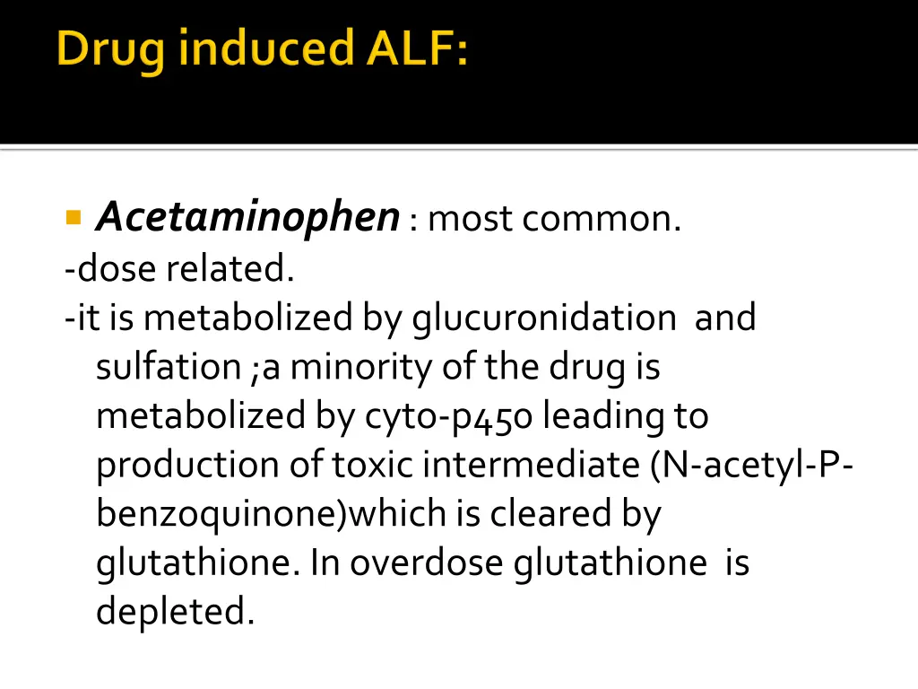 acetaminophen most common dose related