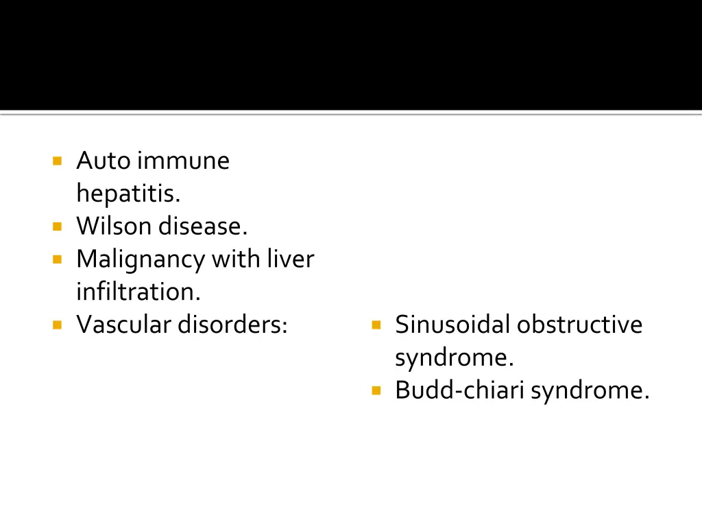 auto immune hepatitis wilson disease malignancy