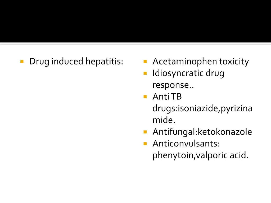 drug induced hepatitis