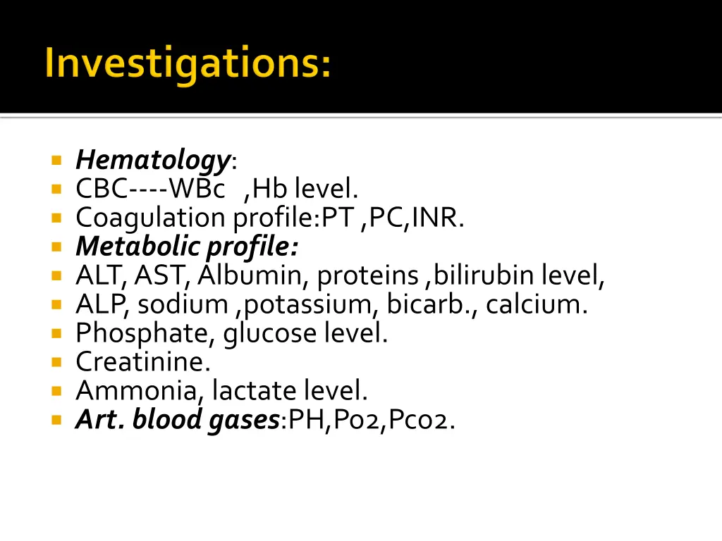 hematology cbc wbc hb level coagulation profile