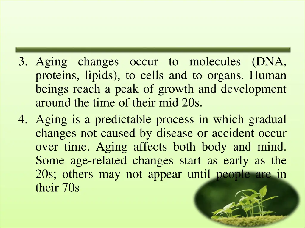 3 aging changes occur to molecules dna proteins