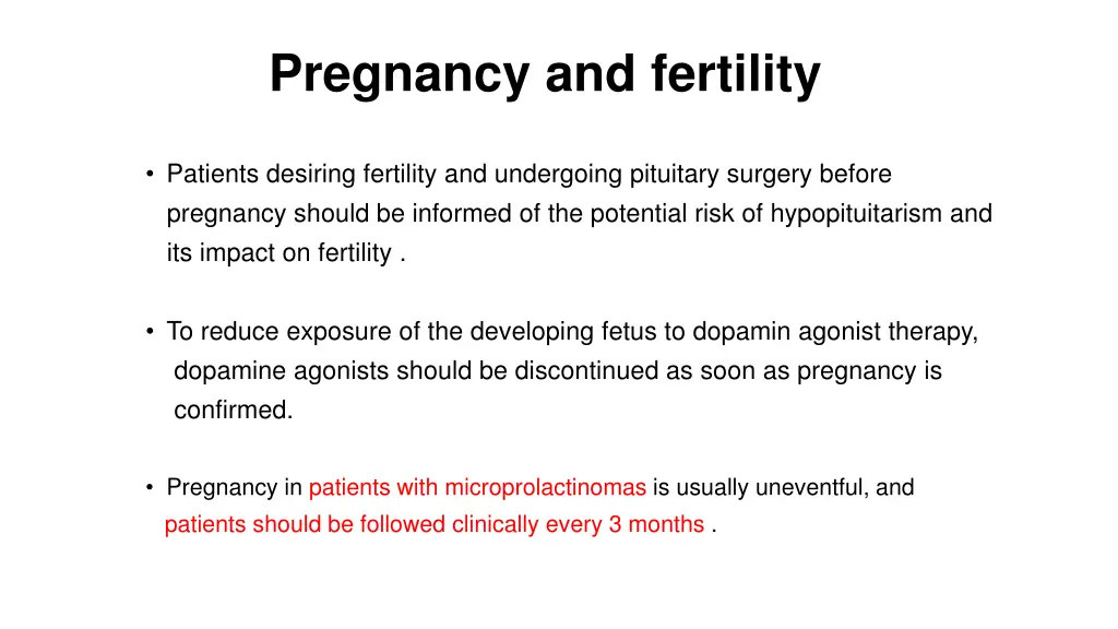 pregnancy and fertility
