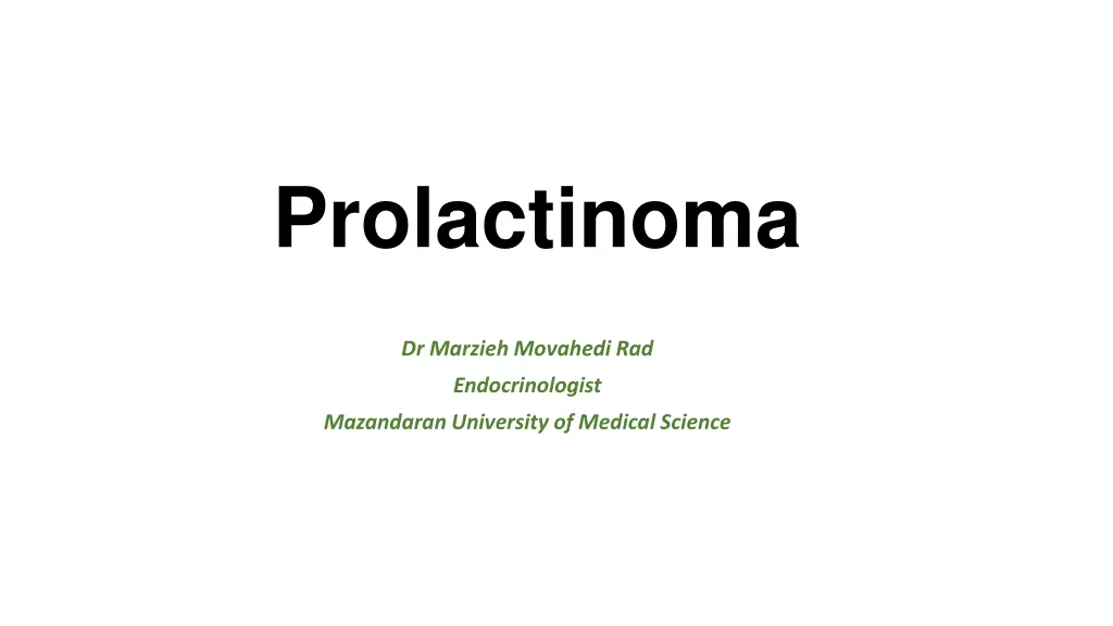 prolactinoma