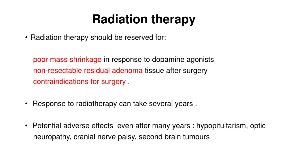 radiation therapy