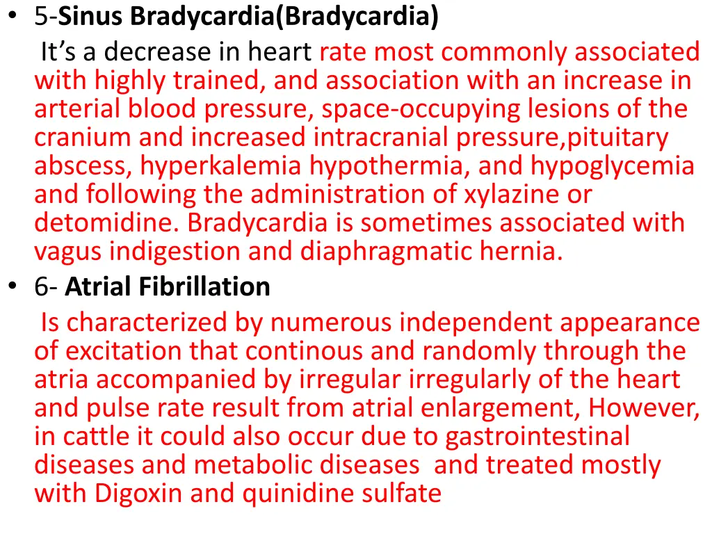 5 sinus bradycardia bradycardia it s a decrease