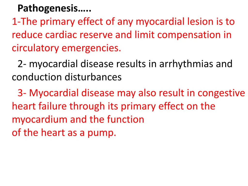 pathogenesis 1 the primary effect