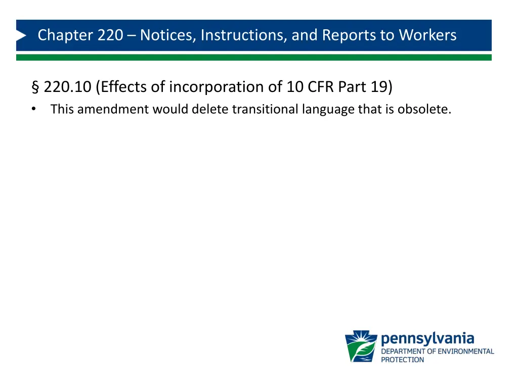 chapter 220 notices instructions and reports