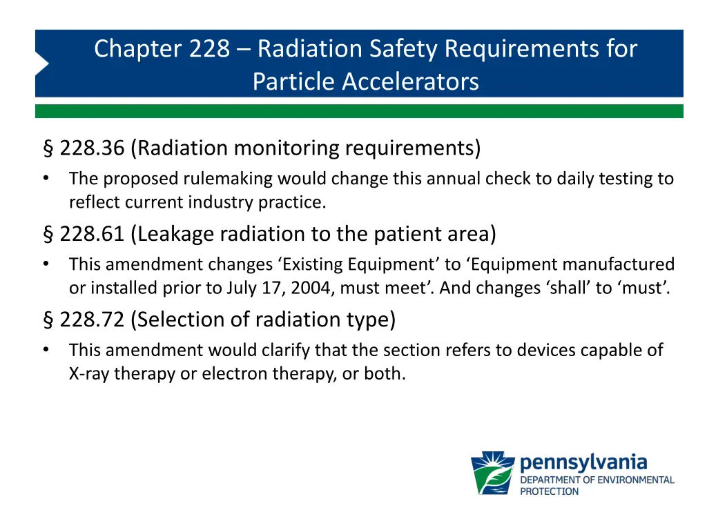 chapter 228 radiation safety requirements 2