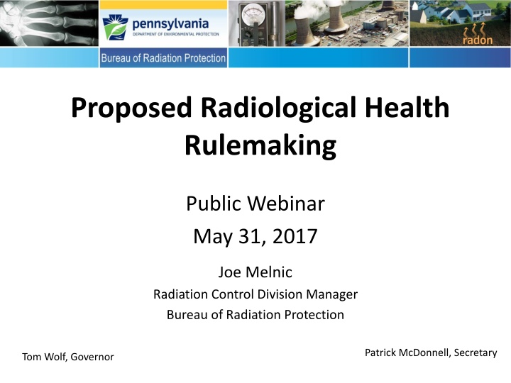 proposed radiological health rulemaking