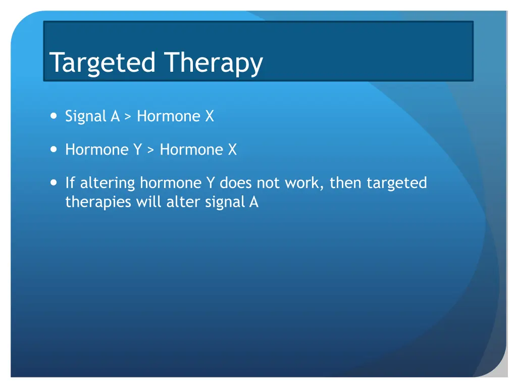 targeted therapy