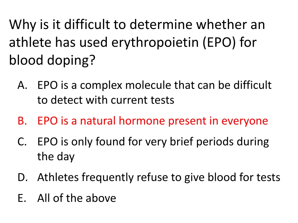 why is it difficult to determine whether