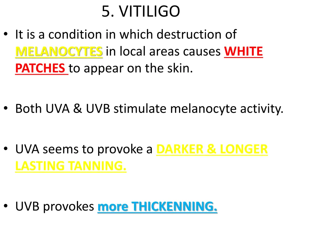 5 vitiligo