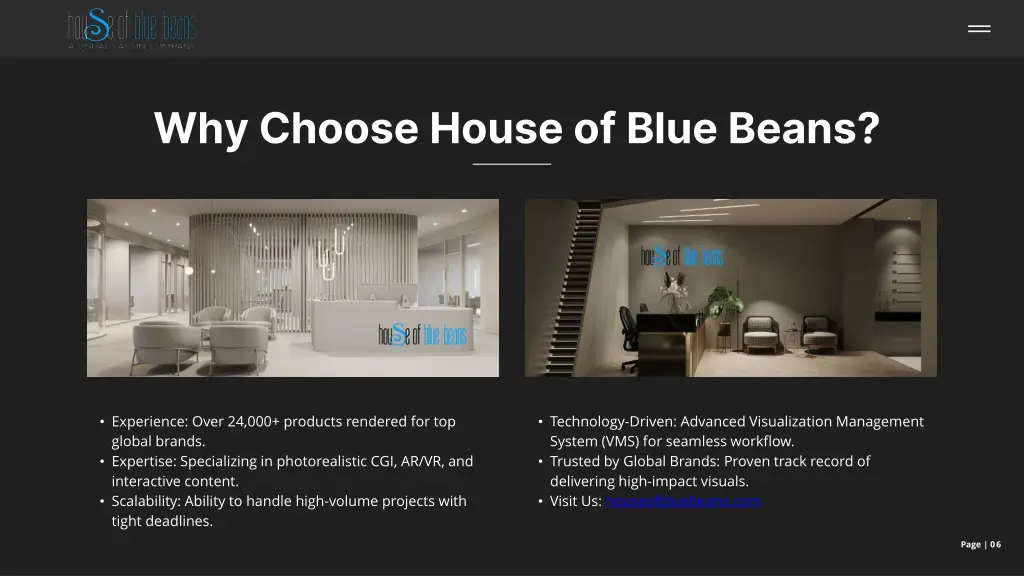 why choose house of blue beans