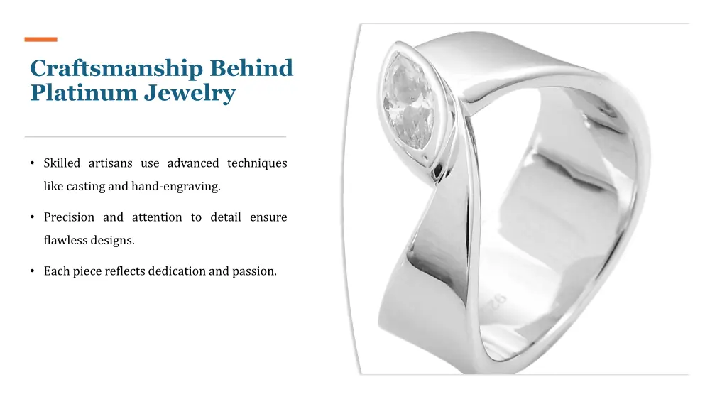 craftsmanship behind platinum jewelry