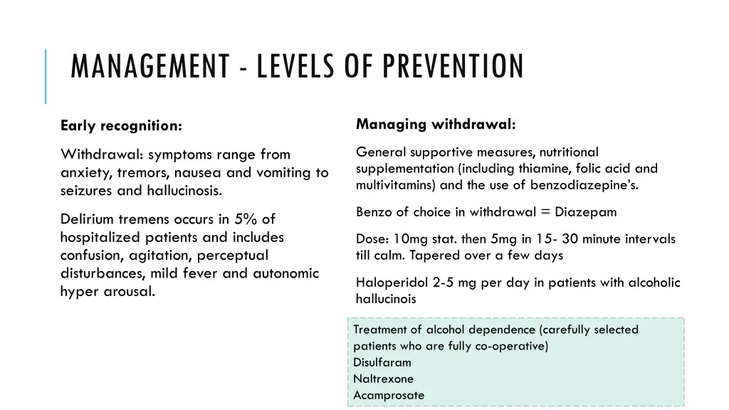 management levels of prevention 2