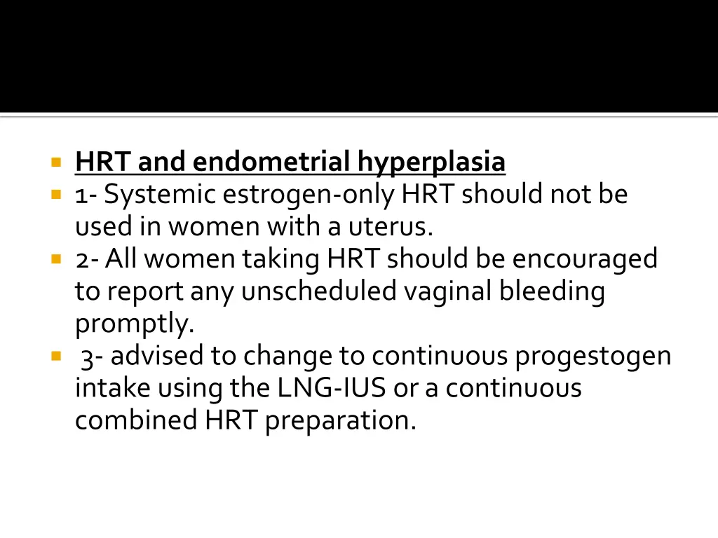 hrt and endometrial hyperplasia 1 systemic
