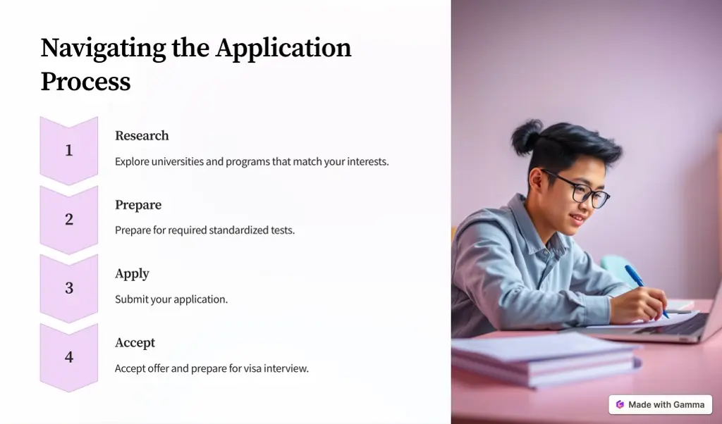 navigating the application process