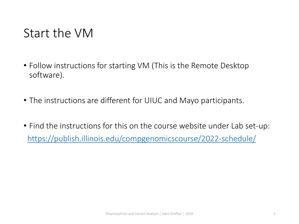start the vm