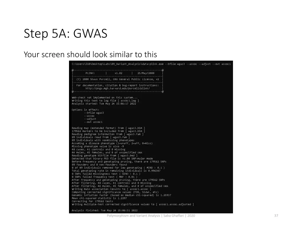 step 5a gwas 1