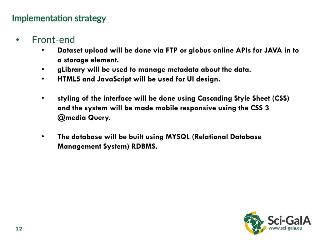 implementation strategy implementation strategy 1