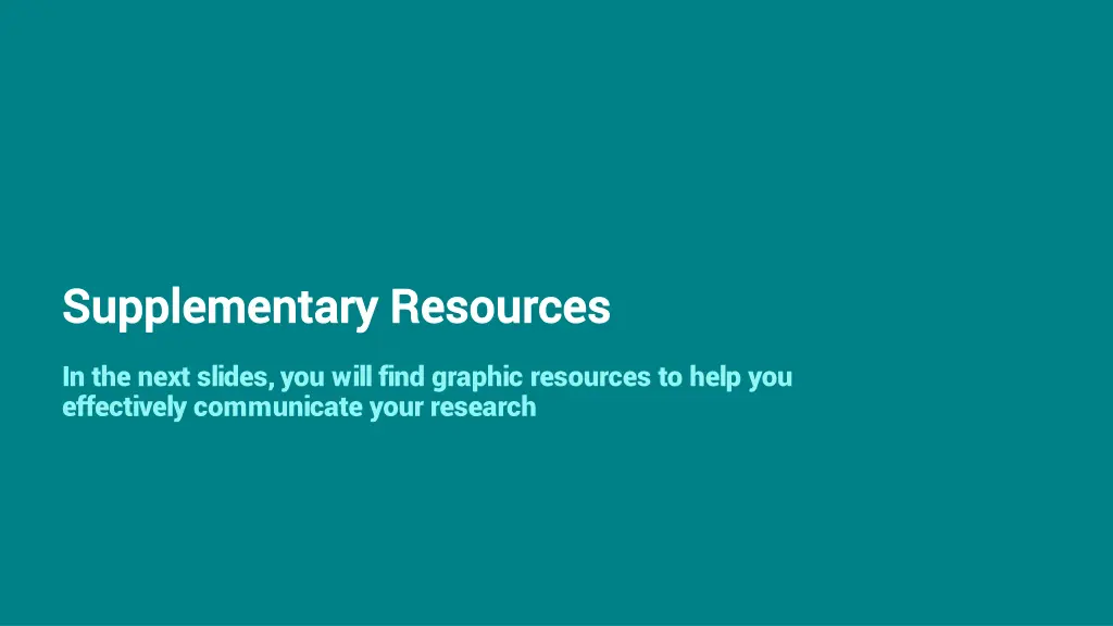 supplementary resources supplementary resources