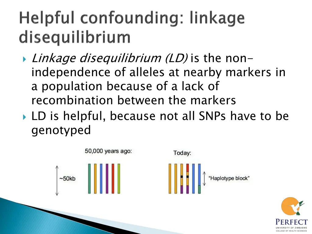linkage disequilibrium ld is the non independence