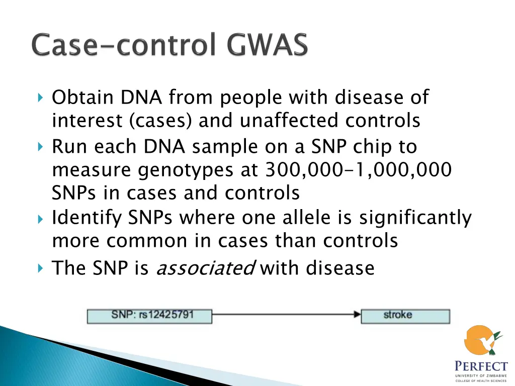 obtain dna from people with disease of interest