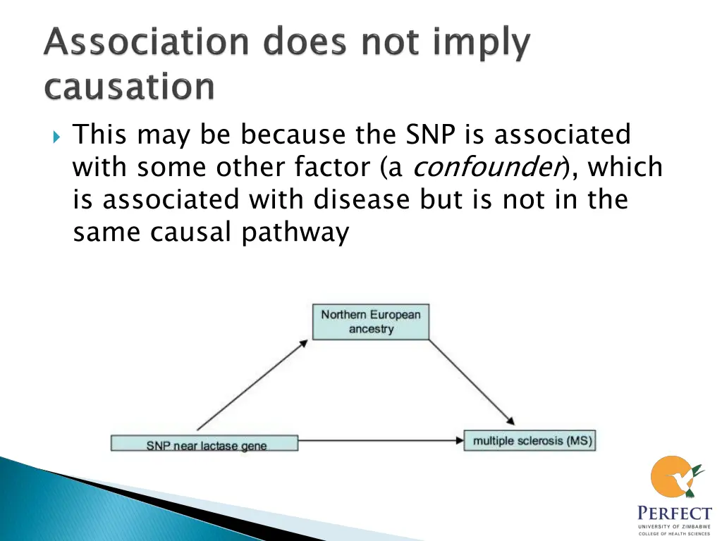 this may be because the snp is associated with
