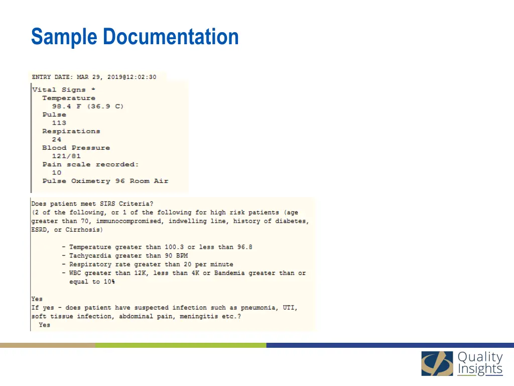 sample documentation