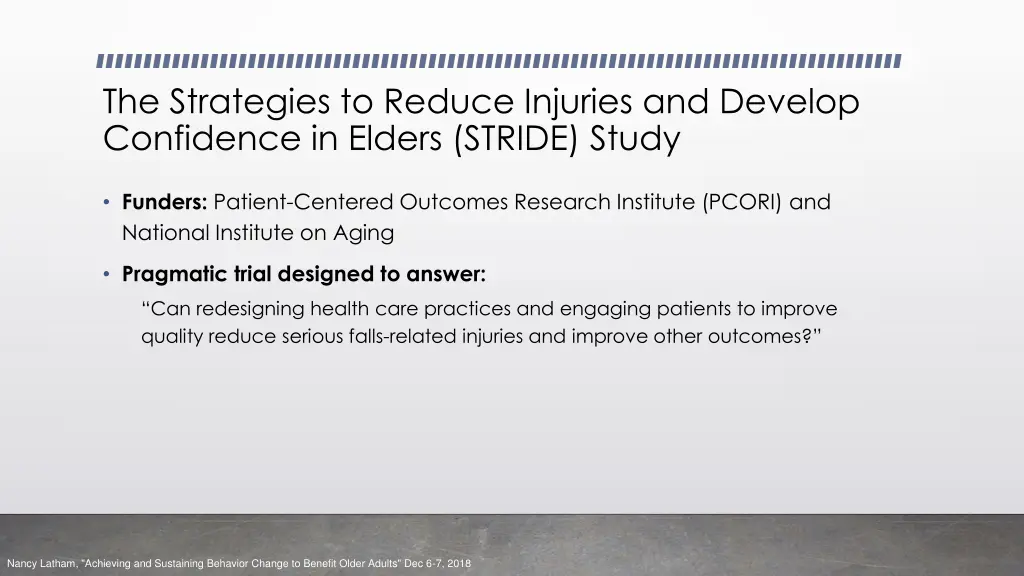 the strategies to reduce injuries and develop