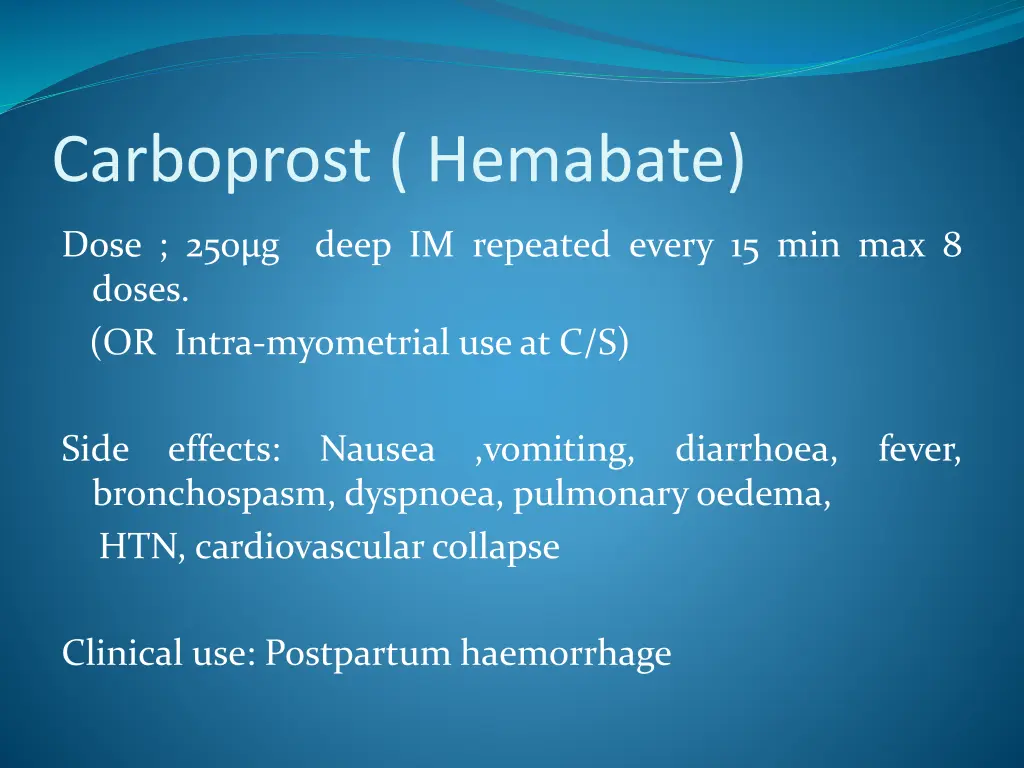 carboprost hemabate