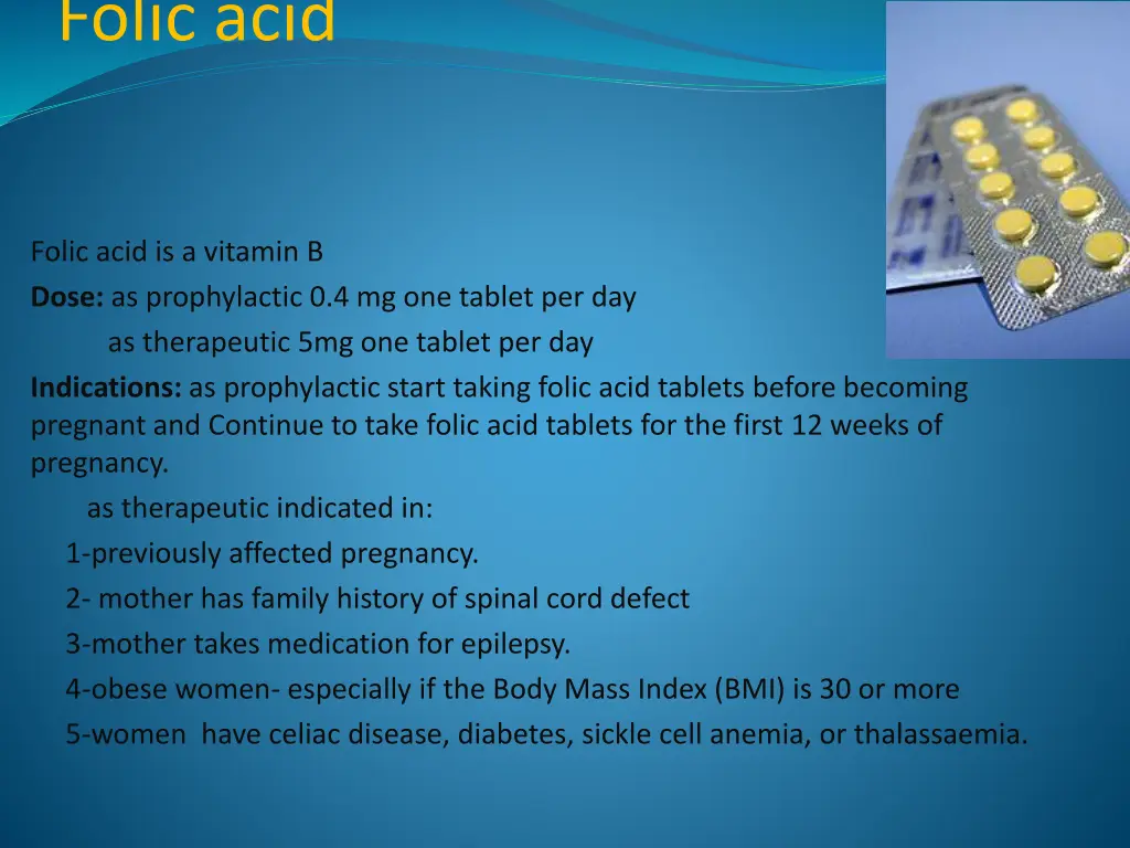 folic acid 1