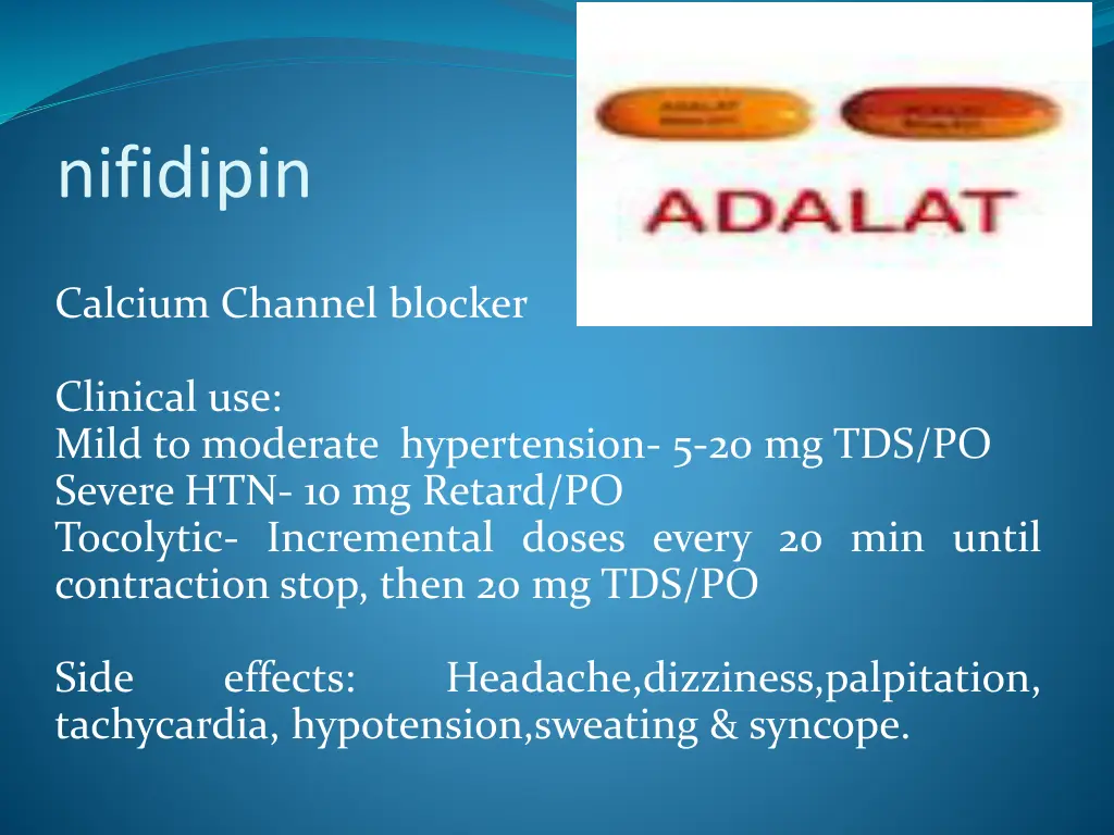 nifidipin