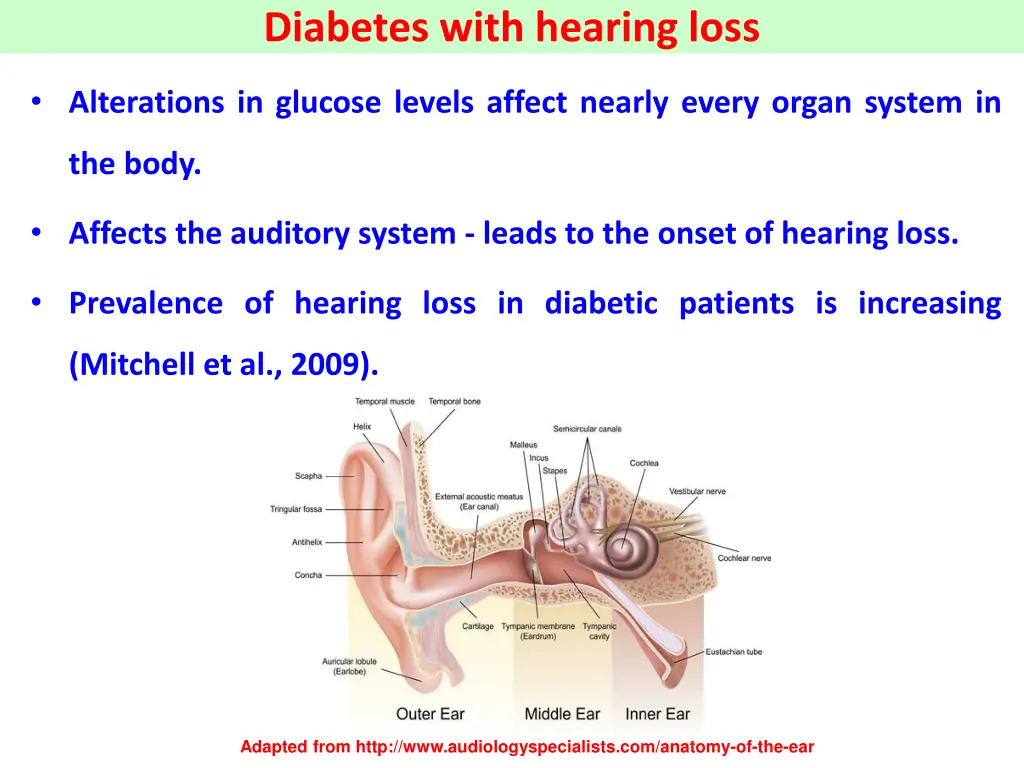 diabetes with hearing loss