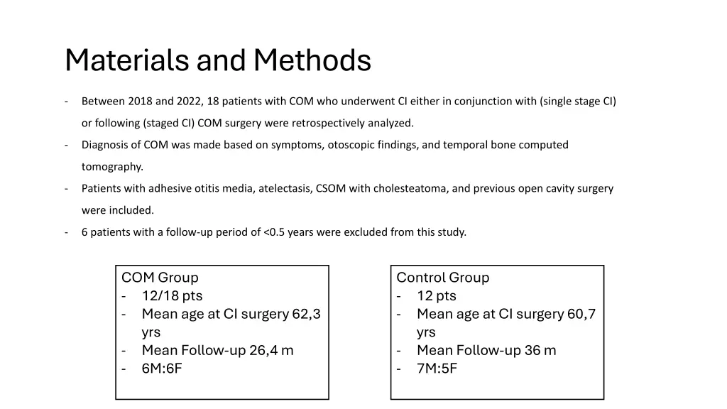 materials and methods