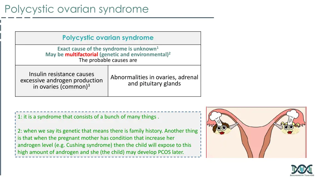 polycystic ovarian syndrome 1
