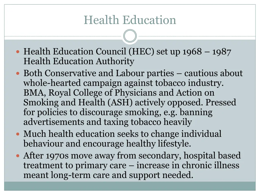 health education