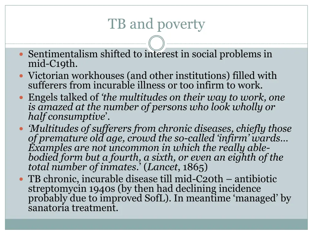 tb and poverty