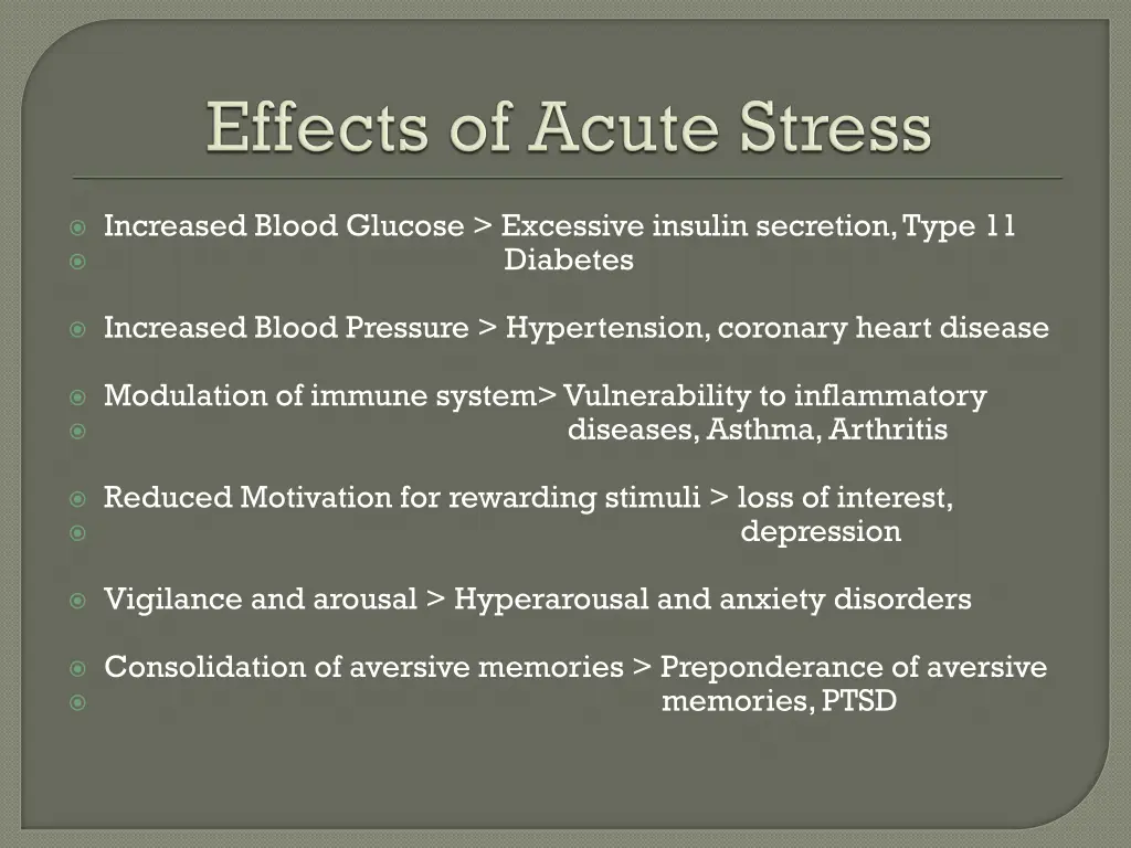increased blood glucose excessive insulin