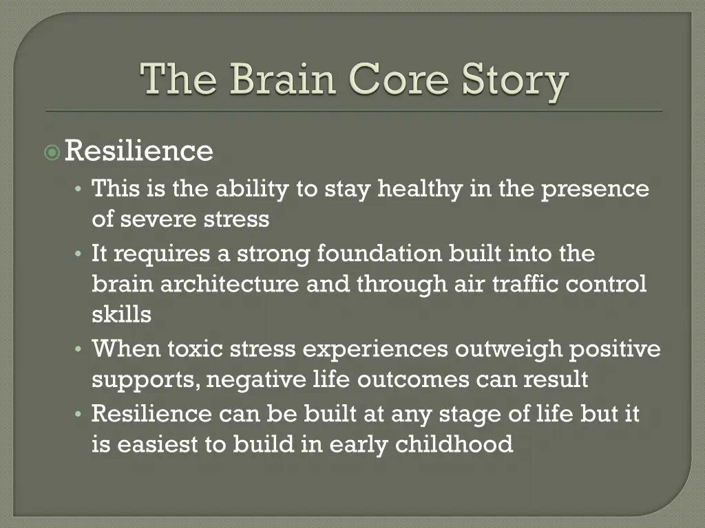 resilience this is the ability to stay healthy