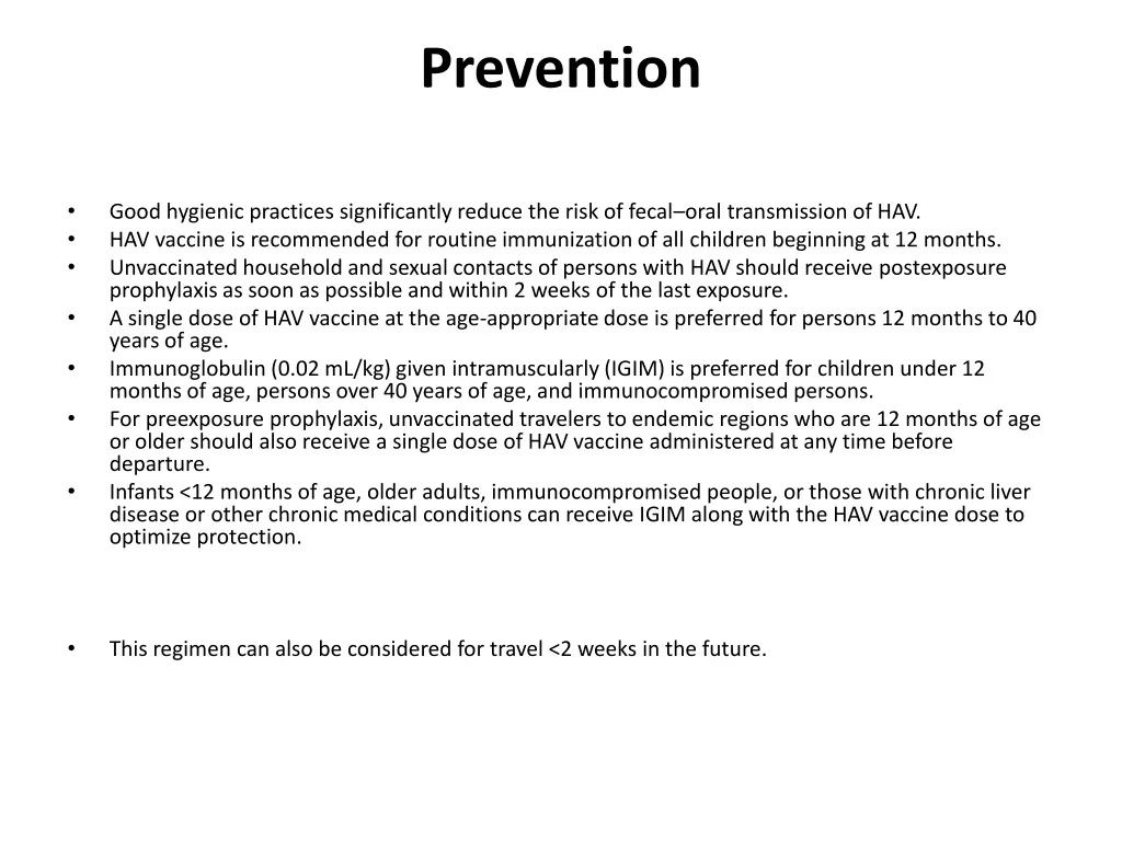 prevention