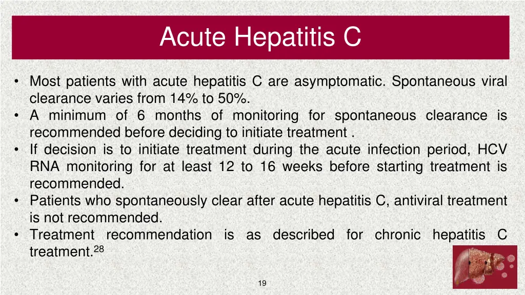 acute hepatitis c