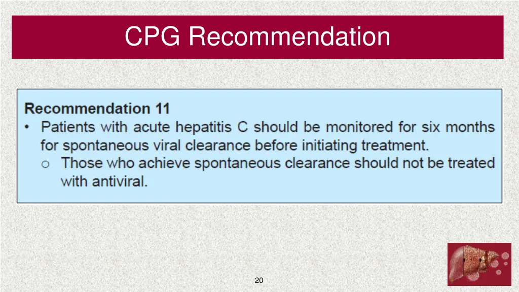 cpg recommendation 1