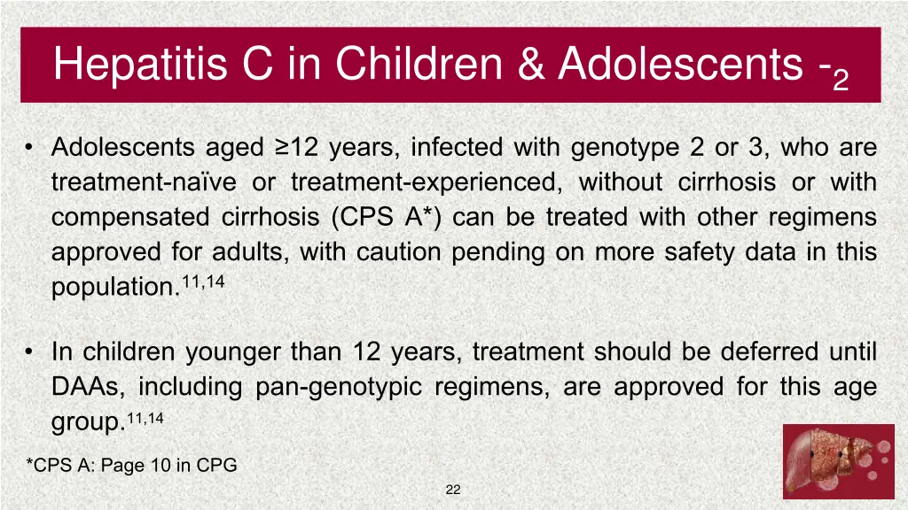hepatitis c in children adolescents 2
