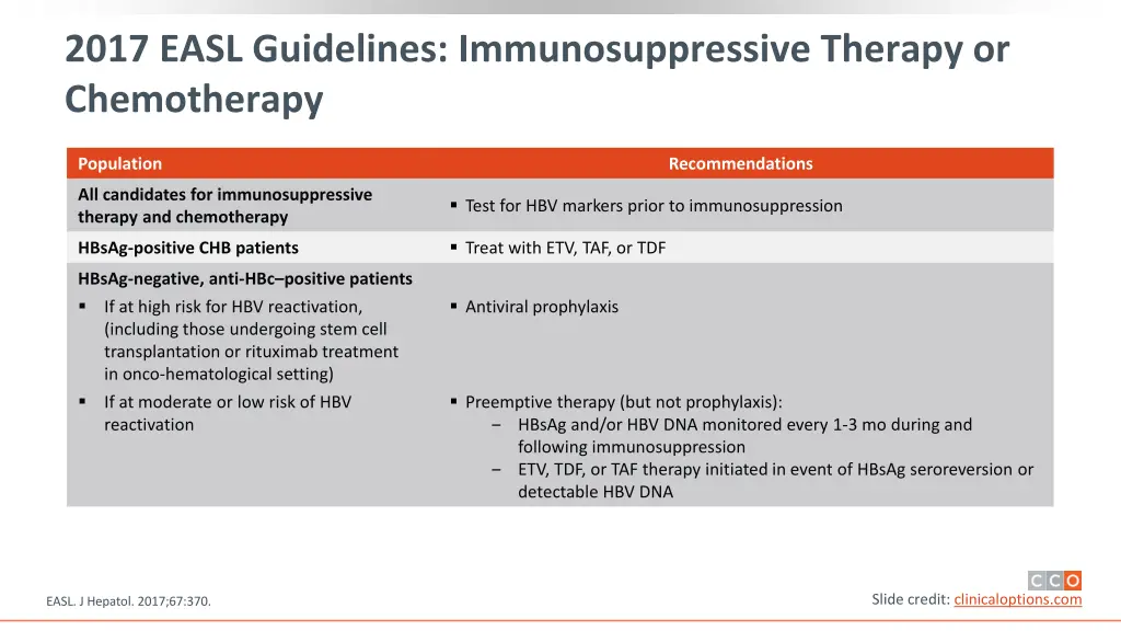 2017 easl guidelines immunosuppressive therapy
