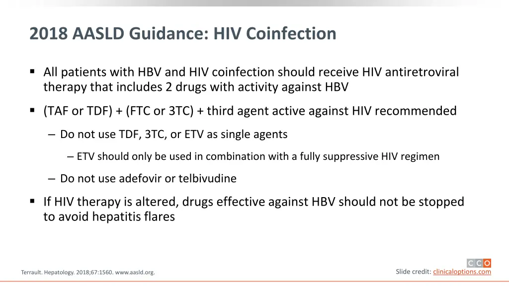 2018 aasld guidance hiv coinfection